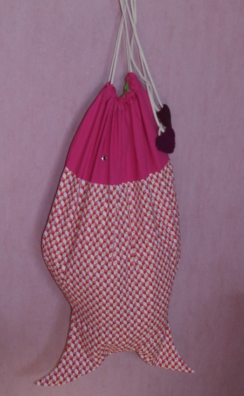 sac à linge poisson