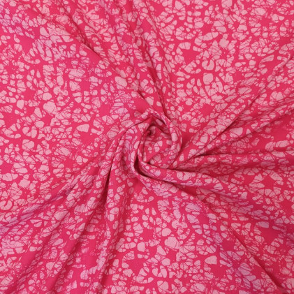 tissu-viscose-oeko-tex-imprime-batik-rose