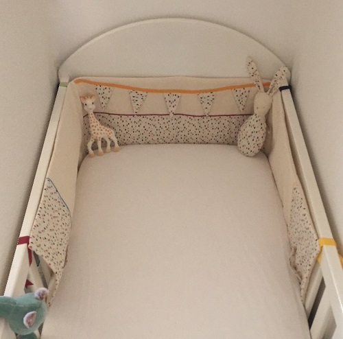 Tour de lit bébé 120*60cm