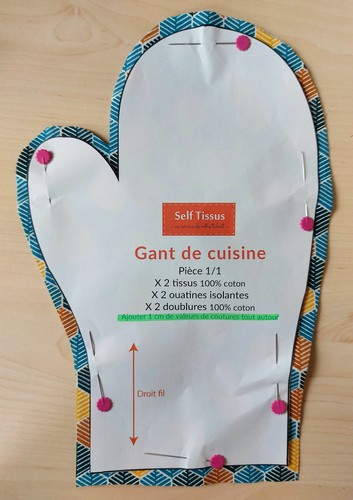Gants de cuisine Manique Gants Mitaines De Cuisson Gants D