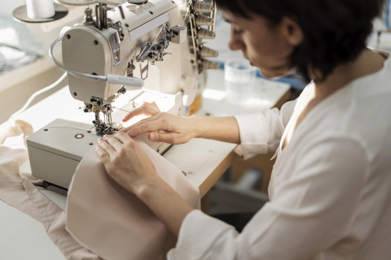 woman-working-with-sewing-machine